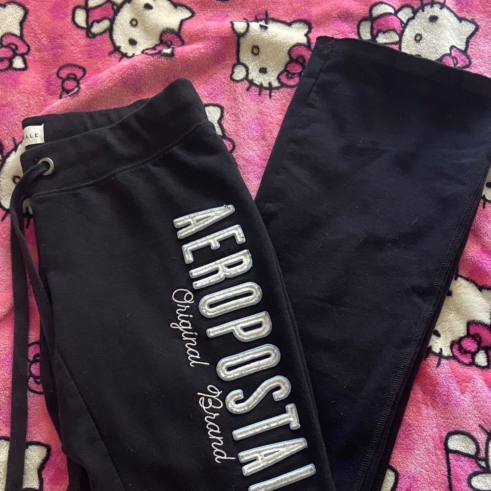 Aeropostale Kids Black Sweatpants with Logo